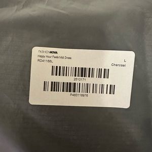 Fashion, nova gray, midi dress